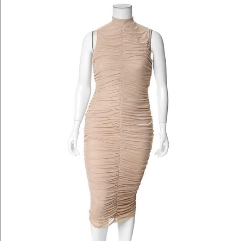 Mock Neck Bodycon Dress